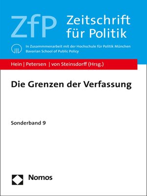 cover image of Die Grenzen der Verfassung